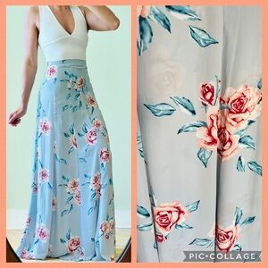 NWT Show Me Your Mumu Floral Maxi Skirt